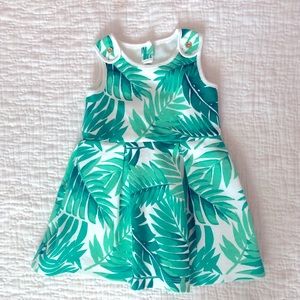 Janie & Jack palm leaf dress